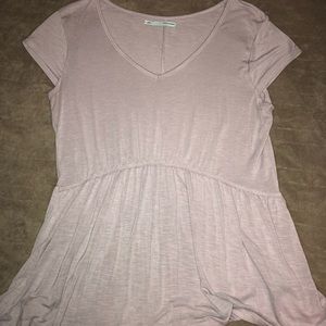 Maurice’s 24/7 Lightweight Peplum tee in Lavendar